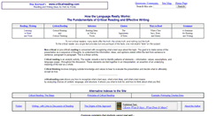 Desktop Screenshot of criticalreading.com